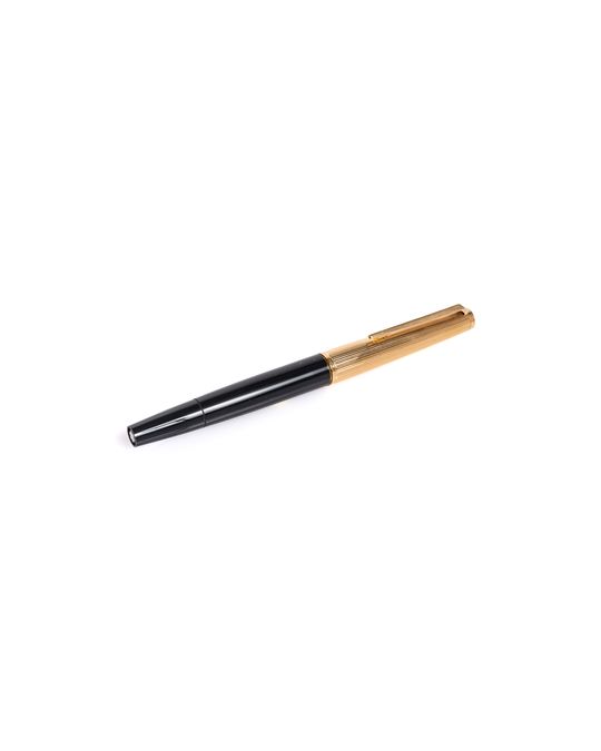 MONTBLANC 万年筆 ペン先18金 黒×ゴールド 写真4
