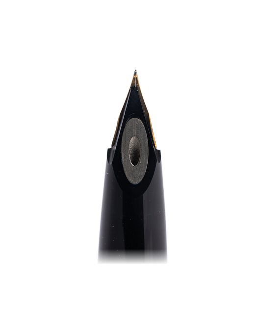 MONTBLANC 万年筆 ペン先18金 黒×ゴールド 写真9